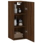 vidaXL Wandschrank Braun Eichen-Optik 34,5x34x90 cm vidaXL Wandschrank Braun Eichen-Optik 34,5x34x90 cm