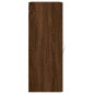 vidaXL Wandschrank Braun Eichen-Optik 34,5x34x90 cm vidaXL Wandschrank Braun Eichen-Optik 34,5x34x90 cm