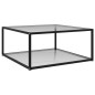 vidaXL Couchtisch Transparent 80x80x35 cm Hartglas vidaXL Couchtisch Transparent 80x80x35 cm Hartglas