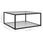 vidaXL Couchtisch Transparent 80x80x35 cm Hartglas vidaXL Couchtisch Transparent 80x80x35 cm Hartglas