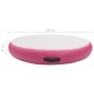 vidaXL Aufblasbare Gymnastikmatte mit Pumpe 100x100x10 cm PVC Rosa vidaXL Aufblasbare Gymnastikmatte mit Pumpe 100x100x10 cm PVC Rosa