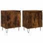 vidaXL Nachttische 2 Stk. Räuchereiche 40x30x50 cm Holzwerkstoff vidaXL Nachttische 2 Stk. Räuchereiche 40x30x50 cm Holzwerkstoff