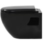vidaXL Wand-WC Keramik Schwarz vidaXL Wand-WC Keramik Schwarz