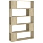 vidaXL Bücherregal Raumteiler Sonoma-Eiche 100x24x155 cm Holzwerkstoff vidaXL Bücherregal Raumteiler Sonoma-Eiche 100x24x155 cm Holzwerkstoff