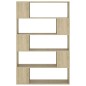 vidaXL Bücherregal Raumteiler Sonoma-Eiche 100x24x155 cm Holzwerkstoff vidaXL Bücherregal Raumteiler Sonoma-Eiche 100x24x155 cm Holzwerkstoff