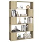 vidaXL Bücherregal Raumteiler Sonoma-Eiche 100x24x155 cm Holzwerkstoff vidaXL Bücherregal Raumteiler Sonoma-Eiche 100x24x155 cm Holzwerkstoff