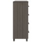 vidaXL Sideboard HAMAR Hellgrau 79x40x103,5 cm Massivholz Kiefer vidaXL Sideboard HAMAR Hellgrau 79x40x103,5 cm Massivholz Kiefer