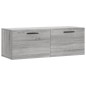 vidaXL Wandschrank Grau Sonoma 100x36,5x35 cm Holzwerkstoff vidaXL Wandschrank Grau Sonoma 100x36,5x35 cm Holzwerkstoff