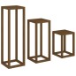 vidaXL 3-tlg. Pflanzenständer-Set Honigbraun Massivholz Kiefer vidaXL 3-tlg. Pflanzenständer-Set Honigbraun Massivholz Kiefer