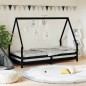 vidaXL Kinderbett Schwarz 90x190 cm Massivholz Kiefer vidaXL Kinderbett Schwarz 90x190 cm Massivholz Kiefer