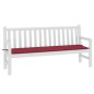 Gartenbank-Auflage Weinrot 180x50x3 cm Oxford-Gewebe Gartenbank-Auflage Weinrot 180x50x3 cm Oxford-Gewebe
