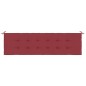 Gartenbank-Auflage Weinrot 180x50x3 cm Oxford-Gewebe Gartenbank-Auflage Weinrot 180x50x3 cm Oxford-Gewebe