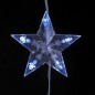 vidaXL LED Sternenvorhang Lichterkette 500 LED Blau 8 Funktionen vidaXL LED Sternenvorhang Lichterkette 500 LED Blau 8 Funktionen