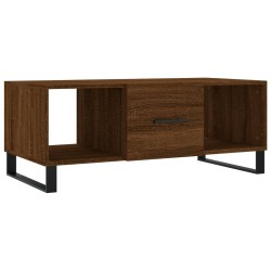 vidaXL Couchtisch Braun Eichen-Optik 102x50x40 cm Holzwerkstoff
