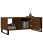 vidaXL Couchtisch Braun Eichen-Optik 102x50x40 cm Holzwerkstoff