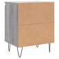 vidaXL Nachttische 2 Stk. Grau Sonoma 40x30x50 cm Holzwerkstoff vidaXL Nachttische 2 Stk. Grau Sonoma 40x30x50 cm Holzwerkstoff