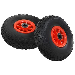 vidaXL Sackkarrenräder 2 Stk. Massives PU 3,00 - 4 (260 x 85)