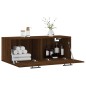 vidaXL Wandschrank Braun Eichen-Optik 100x36,5x35 cm Holzwerkstoff vidaXL Wandschrank Braun Eichen-Optik 100x36,5x35 cm Holzwerkstoff