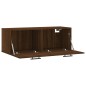 vidaXL Wandschrank Braun Eichen-Optik 100x36,5x35 cm Holzwerkstoff vidaXL Wandschrank Braun Eichen-Optik 100x36,5x35 cm Holzwerkstoff