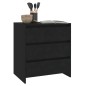 vidaXL Sideboard Schwarz 70x41x75 cm Holzwerkstoff vidaXL Sideboard Schwarz 70x41x75 cm Holzwerkstoff