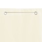 vidaXL Balkon-Sichtschutz Creme 120x240 cm Oxford-Gewebe vidaXL Balkon-Sichtschutz Creme 120x240 cm Oxford-Gewebe