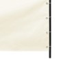vidaXL Balkon-Sichtschutz Creme 120x240 cm Oxford-Gewebe vidaXL Balkon-Sichtschutz Creme 120x240 cm Oxford-Gewebe