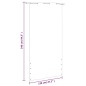 vidaXL Balkon-Sichtschutz Creme 120x240 cm Oxford-Gewebe vidaXL Balkon-Sichtschutz Creme 120x240 cm Oxford-Gewebe