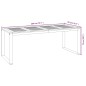 vidaXL Gartentisch mit Gestell U-Form 200x90x75 cm Akazie Massivholz vidaXL Gartentisch mit Gestell U-Form 200x90x75 cm Akazie Massivholz