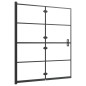 vidaXL Faltbare Duschkabine ESG 120x140 cm Schwarz vidaXL Faltbare Duschkabine ESG 120x140 cm Schwarz