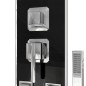 vidaXL Duschpaneel Glas 18x45,5x130 cm Schwarz vidaXL Duschpaneel Glas 18x45,5x130 cm Schwarz