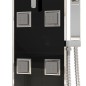 vidaXL Duschpaneel Glas 18x45,5x130 cm Schwarz vidaXL Duschpaneel Glas 18x45,5x130 cm Schwarz