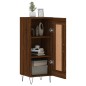 vidaXL Sideboard Braun Eichen-Optik 34,5x34x90 cm Holzwerkstoff vidaXL Sideboard Braun Eichen-Optik 34,5x34x90 cm Holzwerkstoff