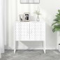 vidaXL Sideboard Weiß 75x35x75 cm Stahl vidaXL Sideboard Weiß 75x35x75 cm Stahl