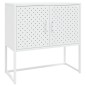 vidaXL Sideboard Weiß 75x35x75 cm Stahl vidaXL Sideboard Weiß 75x35x75 cm Stahl