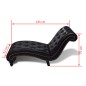 vidaXL Chaiselongue Braun Kunstleder vidaXL Chaiselongue Braun Kunstleder