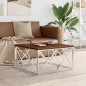 vidaXL Couchtisch Edelstahl und Altholz Massiv vidaXL Couchtisch Edelstahl und Altholz Massiv