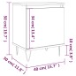vidaXL Nachttische 2 Stk. Braun Eichen-Optik 40x30x50 cm Holzwerkstoff vidaXL Nachttische 2 Stk. Braun Eichen-Optik 40x30x50 cm Holzwerkstoff