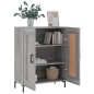 vidaXL Sideboard Grau Sonoma 69,5x34x90 cm Holzwerkstoff vidaXL Sideboard Grau Sonoma 69,5x34x90 cm Holzwerkstoff