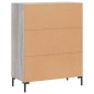vidaXL Sideboard Grau Sonoma 69,5x34x90 cm Holzwerkstoff vidaXL Sideboard Grau Sonoma 69,5x34x90 cm Holzwerkstoff