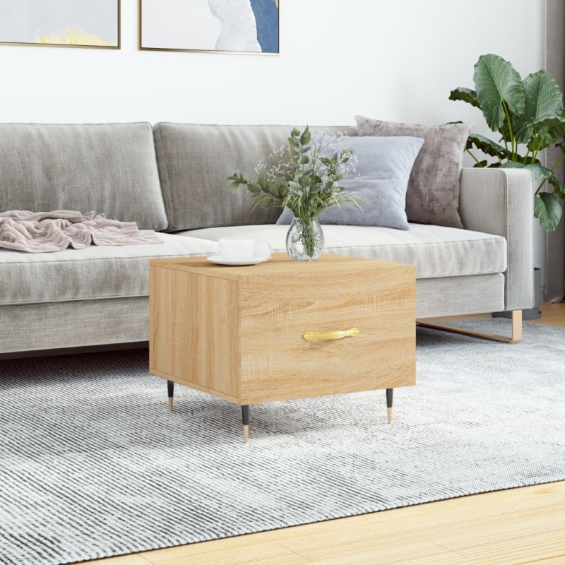 vidaXL Couchtisch Sonoma-Eiche 50x50x40 cm Holzwerkstoff vidaXL Couchtisch Sonoma-Eiche 50x50x40 cm Holzwerkstoff