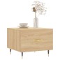 vidaXL Couchtisch Sonoma-Eiche 50x50x40 cm Holzwerkstoff vidaXL Couchtisch Sonoma-Eiche 50x50x40 cm Holzwerkstoff