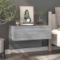 vidaXL Wand-Nachttisch Grau Sonoma vidaXL Wand-Nachttisch Grau Sonoma