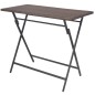 vidaXL 7-tlg. Garten-Essgruppe Klappbar Stahl Poly Rattan Braun vidaXL 7-tlg. Garten-Essgruppe Klappbar Stahl Poly Rattan Braun