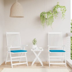 Gartenstuhl-Kissen 2 Stk. Blau 40x40x3 cm Oxford-Gewebe