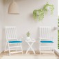 Gartenstuhl-Kissen 2 Stk. Blau 40x40x3 cm Oxford-Gewebe Gartenstuhl-Kissen 2 Stk. Blau 40x40x3 cm Oxford-Gewebe