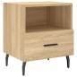vidaXL Nachttisch Sonoma-Eiche 40x35x47,5 cm Holzwerkstoff vidaXL Nachttisch Sonoma-Eiche 40x35x47,5 cm Holzwerkstoff