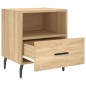 vidaXL Nachttisch Sonoma-Eiche 40x35x47,5 cm Holzwerkstoff vidaXL Nachttisch Sonoma-Eiche 40x35x47,5 cm Holzwerkstoff