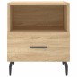 vidaXL Nachttisch Sonoma-Eiche 40x35x47,5 cm Holzwerkstoff vidaXL Nachttisch Sonoma-Eiche 40x35x47,5 cm Holzwerkstoff