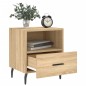 vidaXL Nachttisch Sonoma-Eiche 40x35x47,5 cm Holzwerkstoff vidaXL Nachttisch Sonoma-Eiche 40x35x47,5 cm Holzwerkstoff