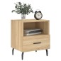 vidaXL Nachttisch Sonoma-Eiche 40x35x47,5 cm Holzwerkstoff vidaXL Nachttisch Sonoma-Eiche 40x35x47,5 cm Holzwerkstoff
